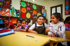 Through the Springboard program, Apache Corp has supported the building of 201 one-room schools in Egypt.